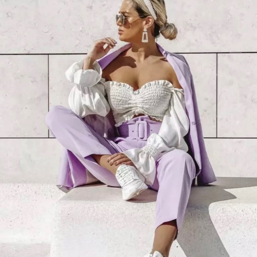 New ! Zara lilac trousers